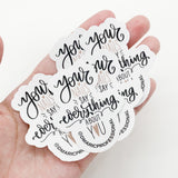 Your nails say everything about you. Sticker