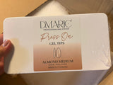 Almond Medium Gel Tips (Caja)
